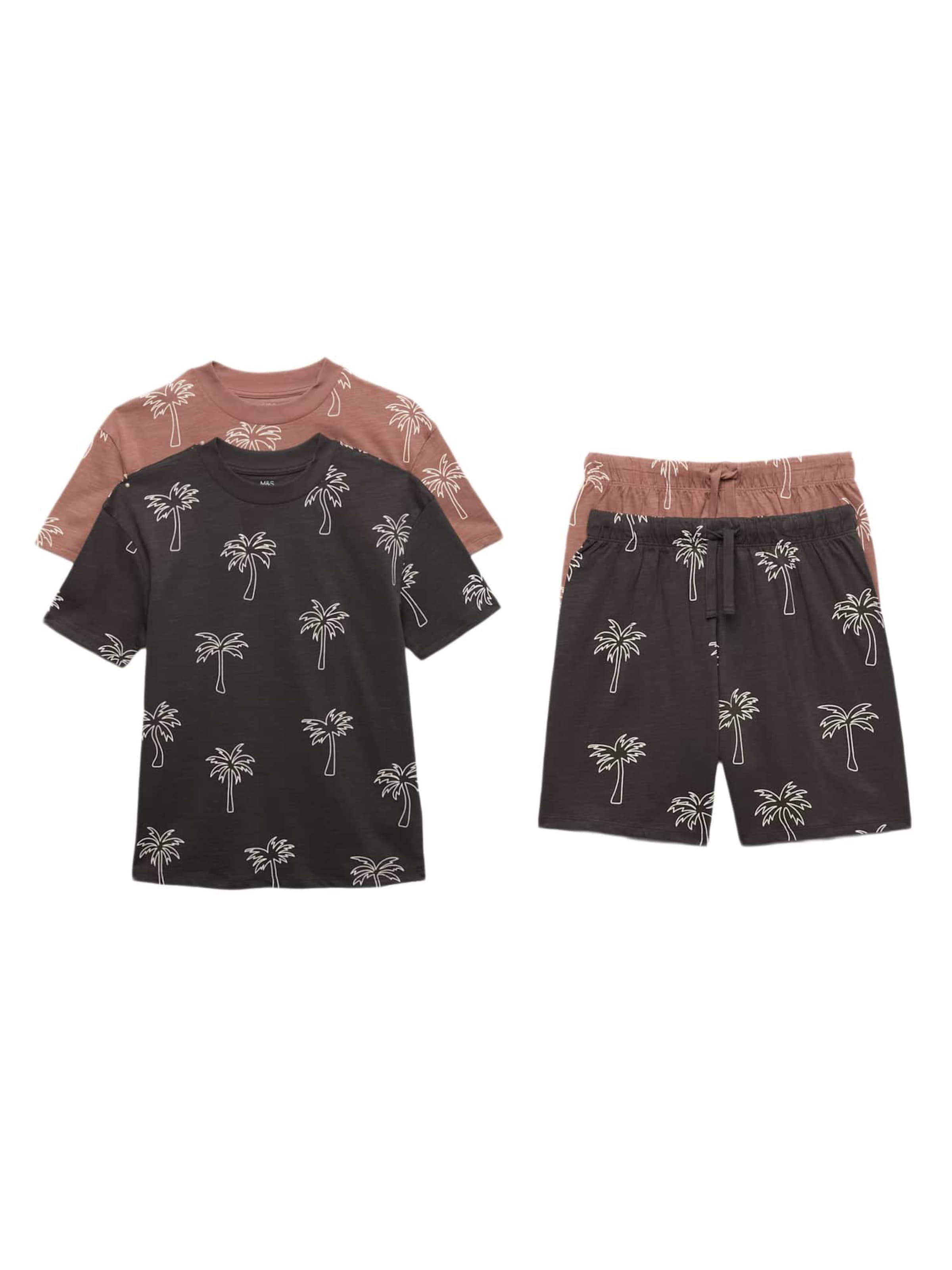 Marks & Spencer Nachtkledij in Bruin: voorkant