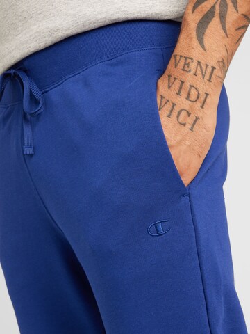 Tapered Pantaloni 'Legacy' de la Champion Authentic Athletic Apparel pe albastru