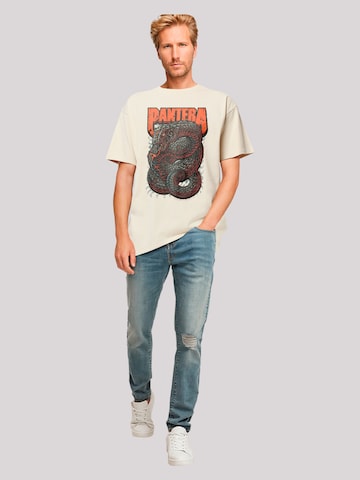 T-Shirt 'Pantera Venomous Snake' F4NT4STIC en blanc