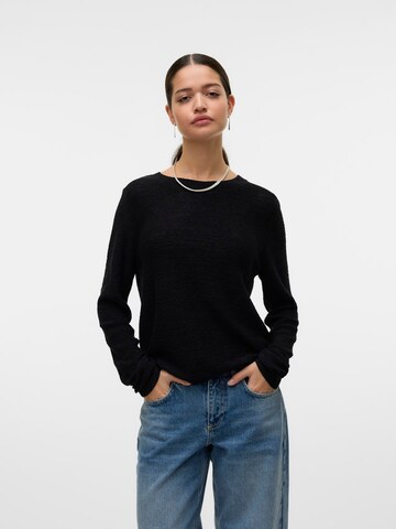 VERO MODA Svetr 'VMNUEVOCHARITY' – černá: přední strana