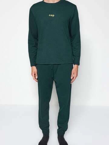 Pyjama long Trendyol en vert