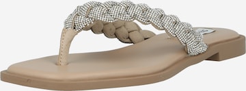 Tongs 'AMILY' STEVE MADDEN en beige : devant