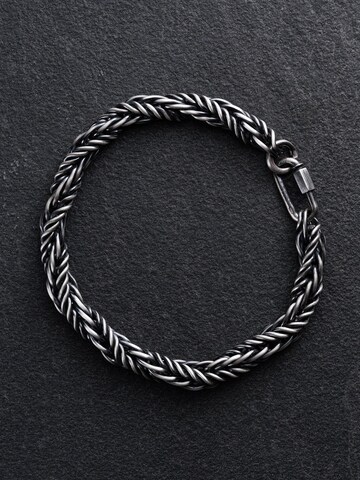 REYTEL Armband 'BRAID' in Zilver