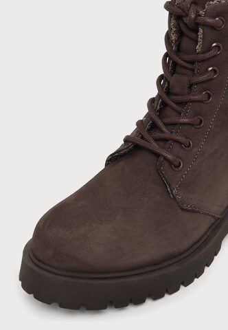 Apple of Eden - Botines con cordones 'GENEVE' en marrón