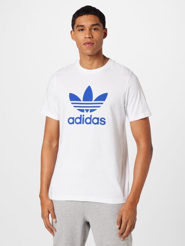 T-Shirt 'Adicolor Classics Trefoil' ADIDAS ORIGINALS en blanc : devant