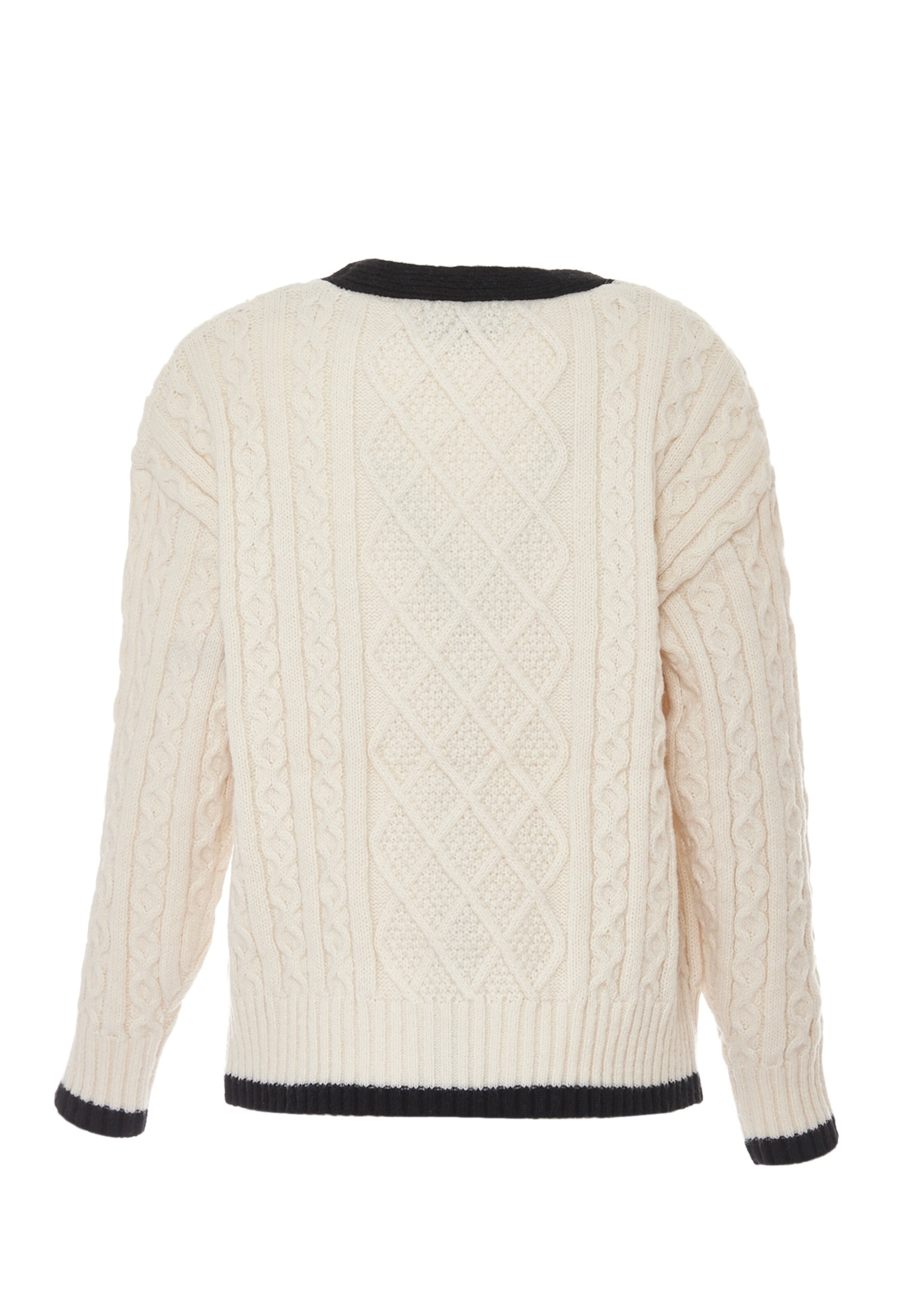 CARNEA Вязаная кофта в Белый