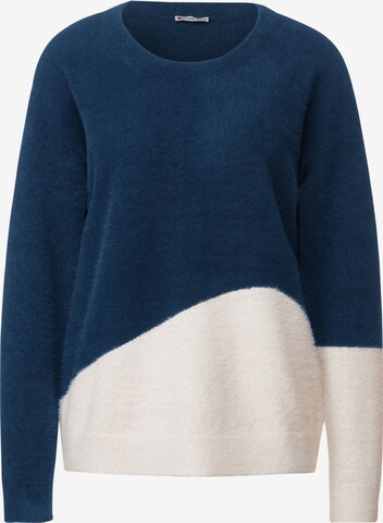 STREET ONE Sweater in Blue: front