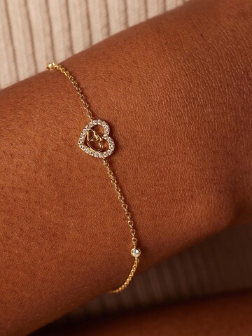 Lucardi Bracelet 'Klassisch' in Gold: front