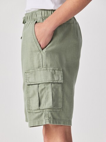 Regular Pantalon cargo Next en vert