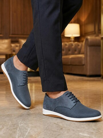 ALLTHEMEN Lace-Up Shoes 'Atmung' in Blue