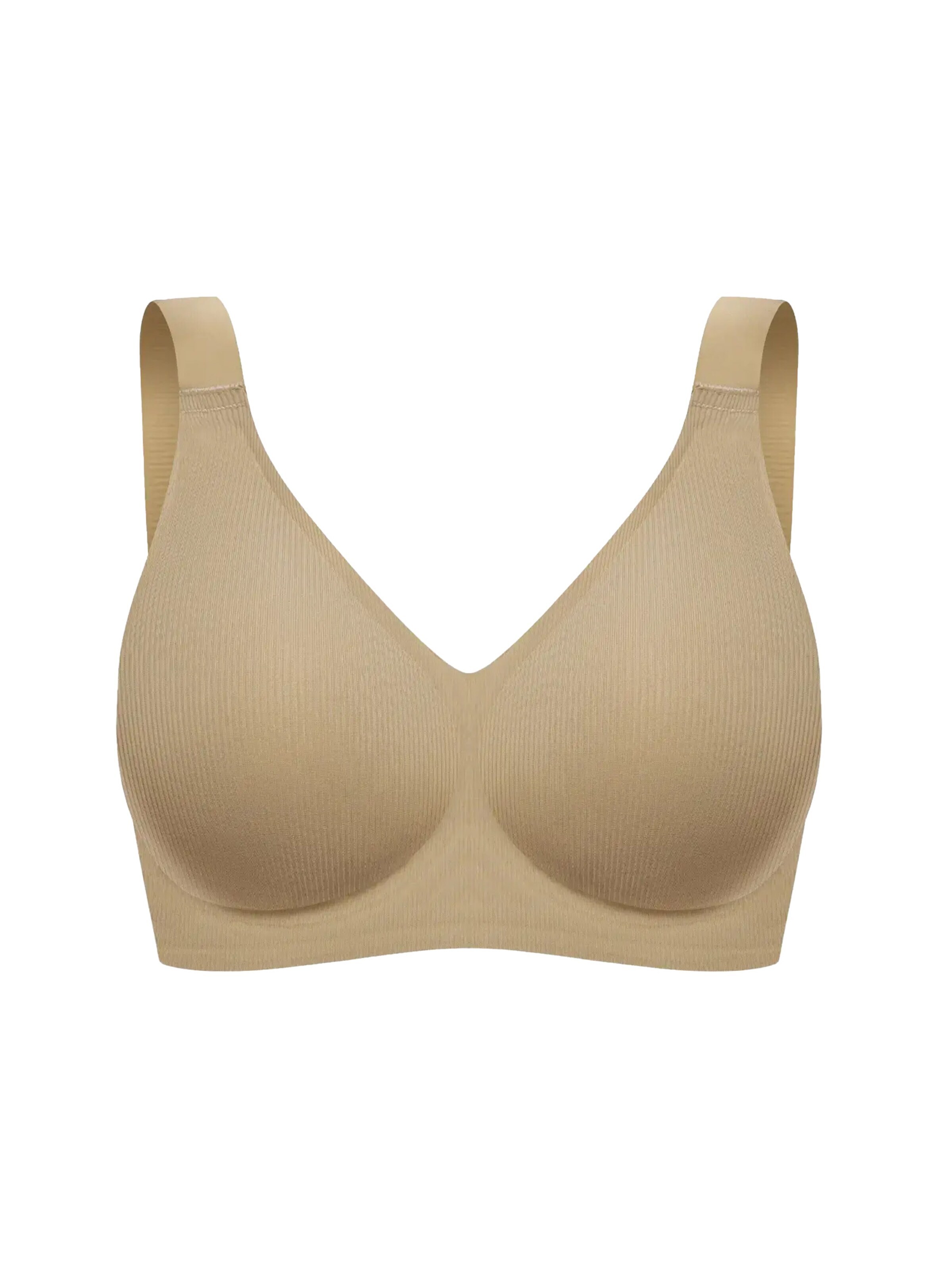 cfab Minimizer Minimizer 'Rib Comfort Minimizer BH'‌‌‌‌‌‌‌‌‌‌ in Beige: Vorderseite