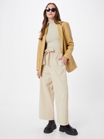 Samsøe Samsøe Wide leg Pants 'Milani' in Brown