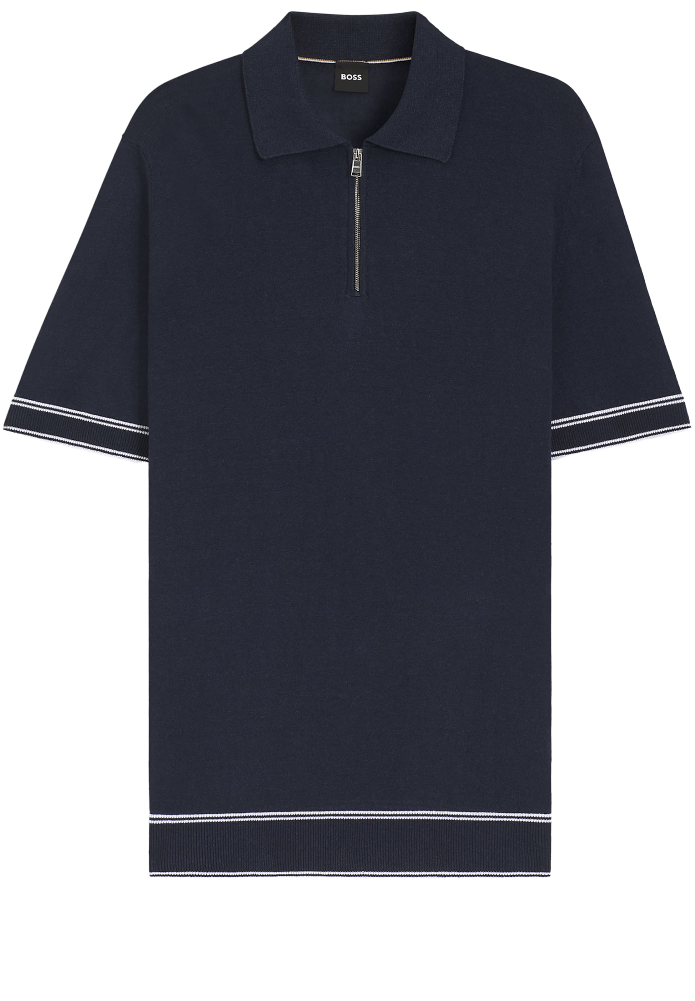 BOSS Pullover ' Norbertino ' in Blau: Vorderseite