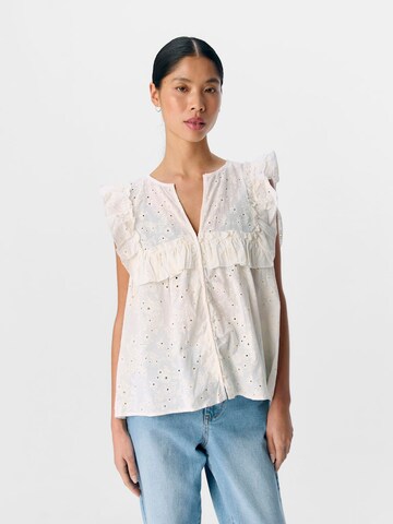 OBJECT Blouse 'OBJCilie' in White: front