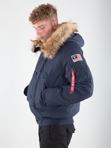 ALPHA INDUSTRIES Winter Jacket in Blue