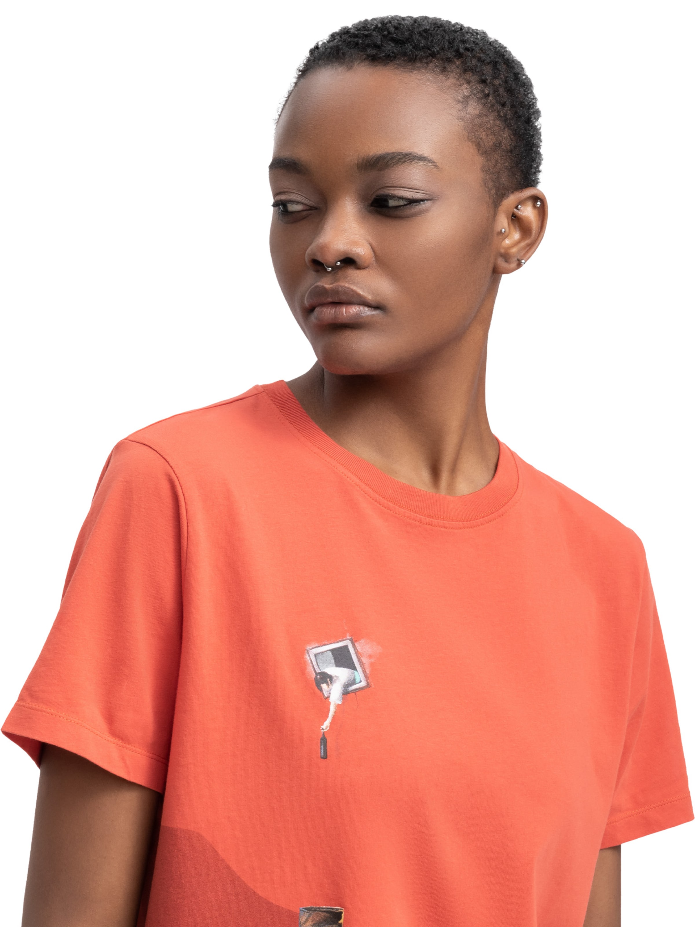 Kaft Shirt 'Drewol' in Oranje