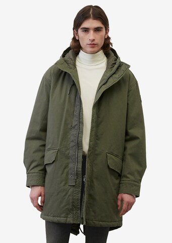 Marc O'Polo DENIM Between-Seasons Coat in Green: front