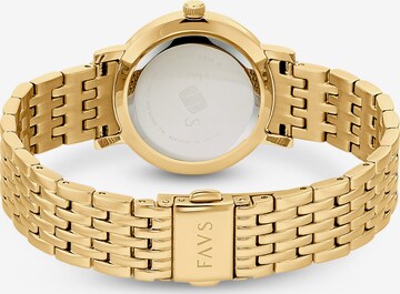 FAVS Analog Watch in Gold