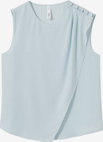 MANGO Top 'MARACUYA' in Blauw: voorkant