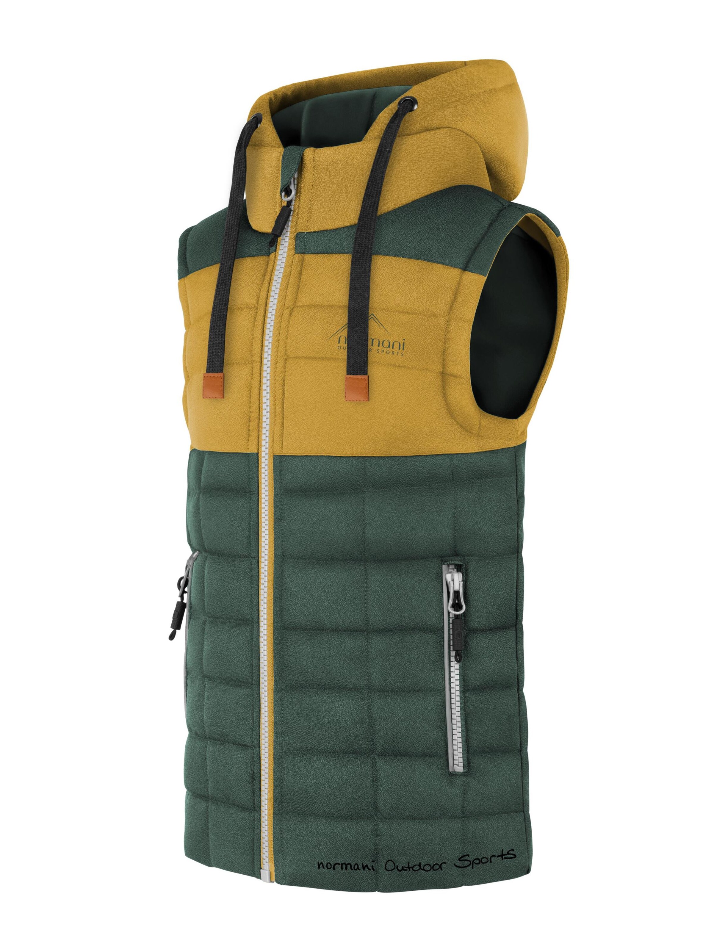 normani Vest 'Larvik' in Yellow