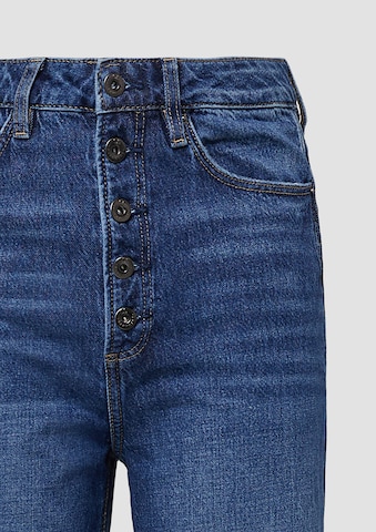 QS Wide leg Jeans 'Cati' in Blauw