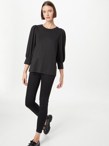 Freequent - Blusa 'BLOND' en negro