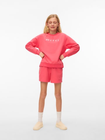 Vero Moda Girl Mikina 'VMLINE NINA' – oranžová