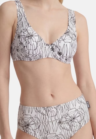 BECO the world of aquasports Bikini 'Flower Lines' in Wit