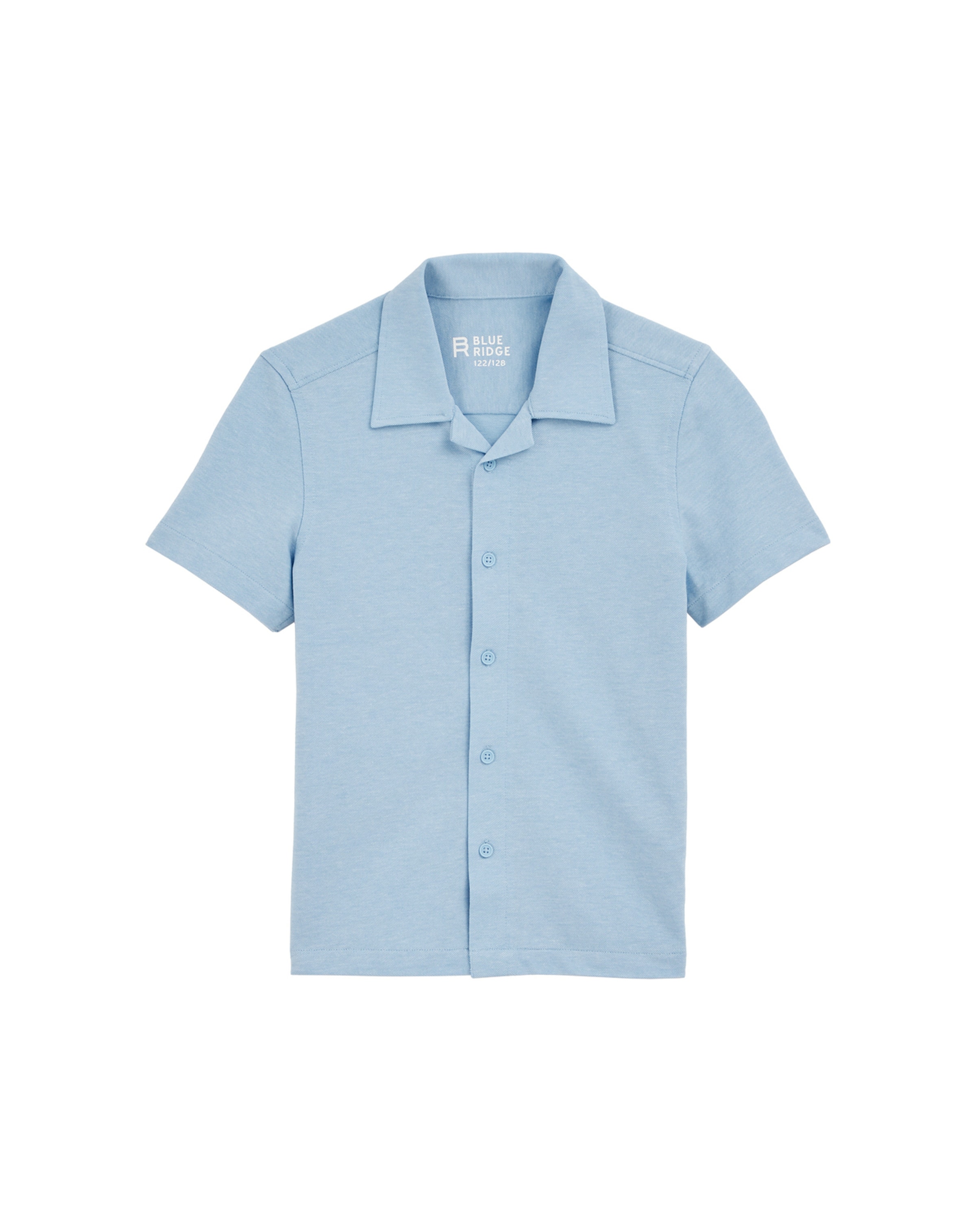 WE Fashion Regular fit Риза в синьо: отпред