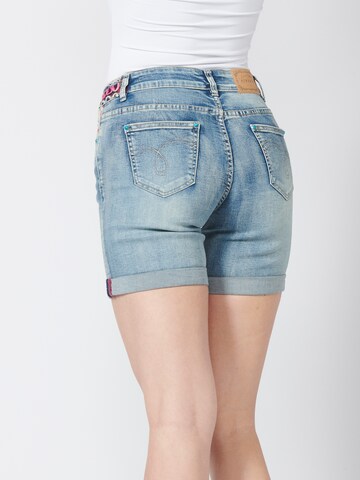 Coupe slim Jean KOROSHI en bleu