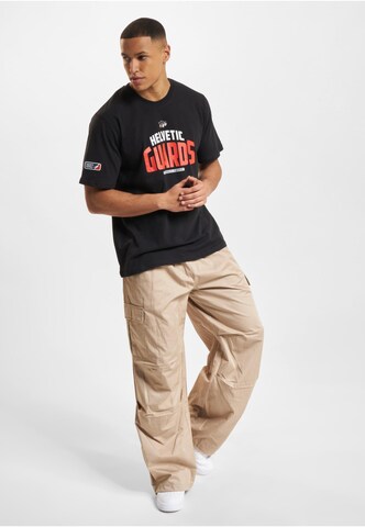 T-Shirt 'DefShop x European League of Football  Helvetic Guards 1' DEF en noir