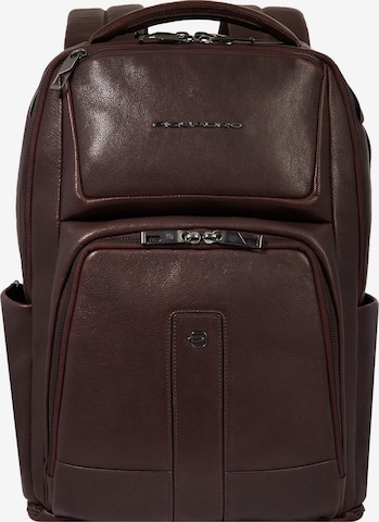 Piquadro Backpack 'Carl' in Brown: front