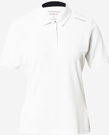 CRAGHOPPERS - Camisa funcionais 'NosiLife' em branco: frente