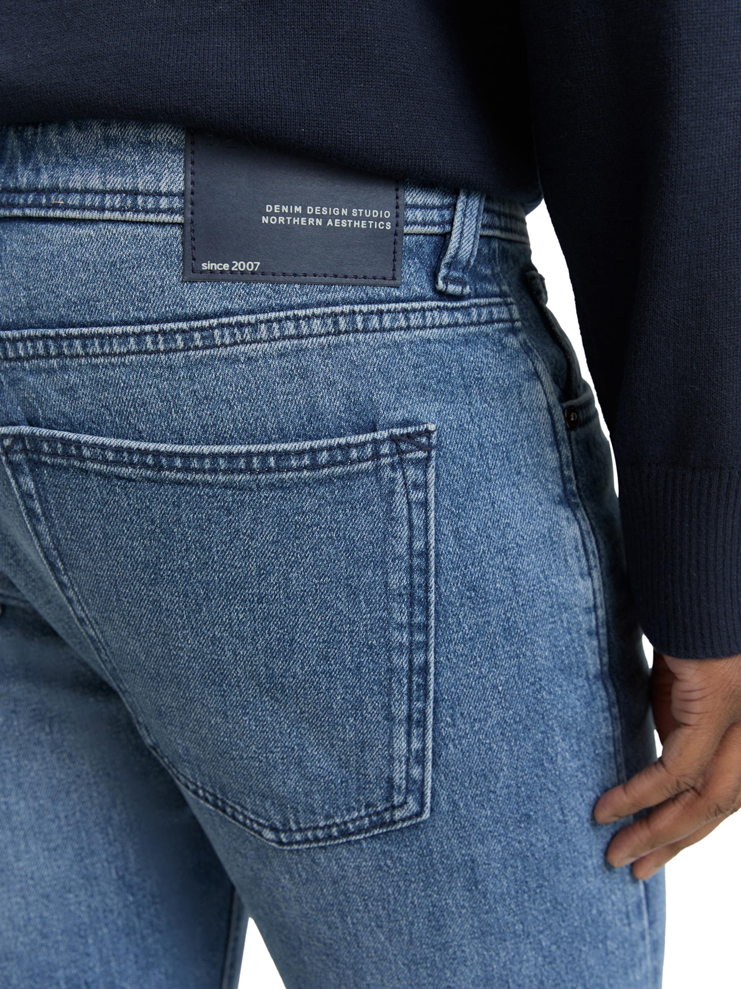 TOM TAILOR DENIM Слим фит Дънки 'PIERS' в синьо