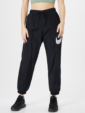Nike Sportswear Zúžený Kalhoty 'Essential' – černá: přední strana