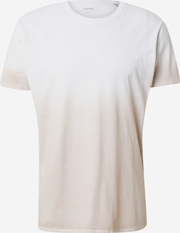 T-Shirt ESPRIT en blanc : devant