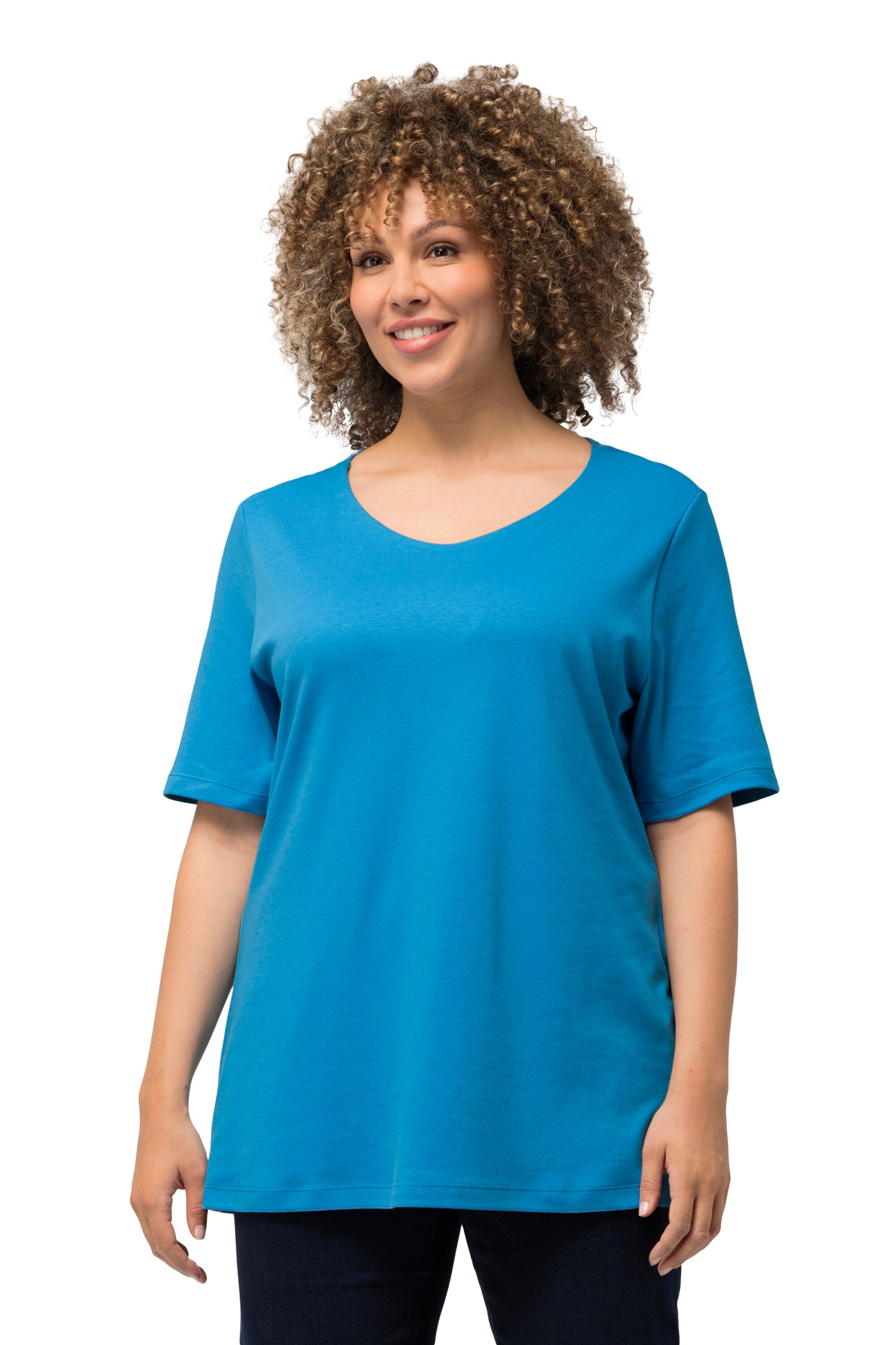 Ulla Popken Shirt in Blue: front