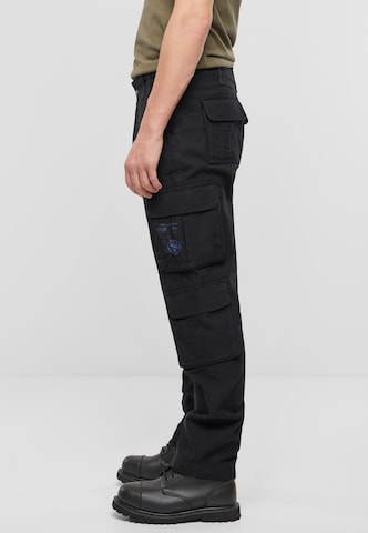 Brandit Slim fit Cargo trousers in Black