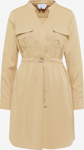 Robe usha BLUE LABEL en beige : devant