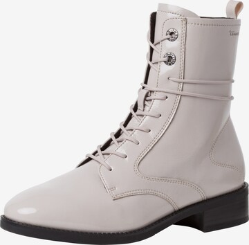 Bottines à lacets TAMARIS en blanc : devant