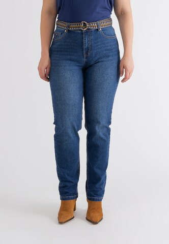 October Regular Jeans in Blauw: voorkant