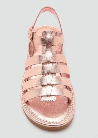 MANGO KIDS Sandals 'Crepe' in Pink