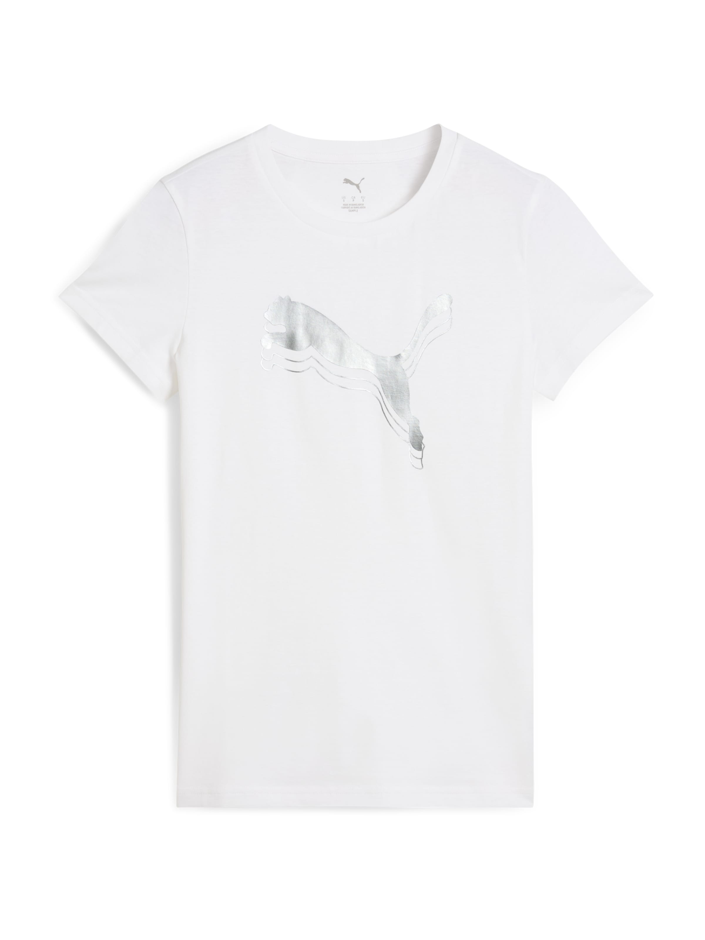 PUMA Функционална тениска 'ESS' в бяло: отпред