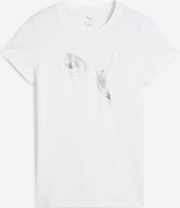 PUMA T-Shirt 'ESS' in Weiß: Vorderseite