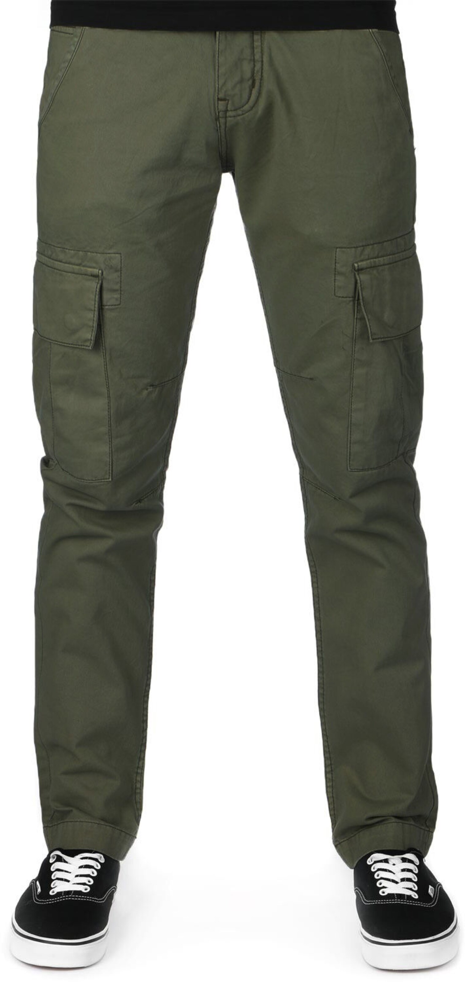 ALPHA INDUSTRIES Regular Cargohose 'Agent' in Grün: Vorderseite