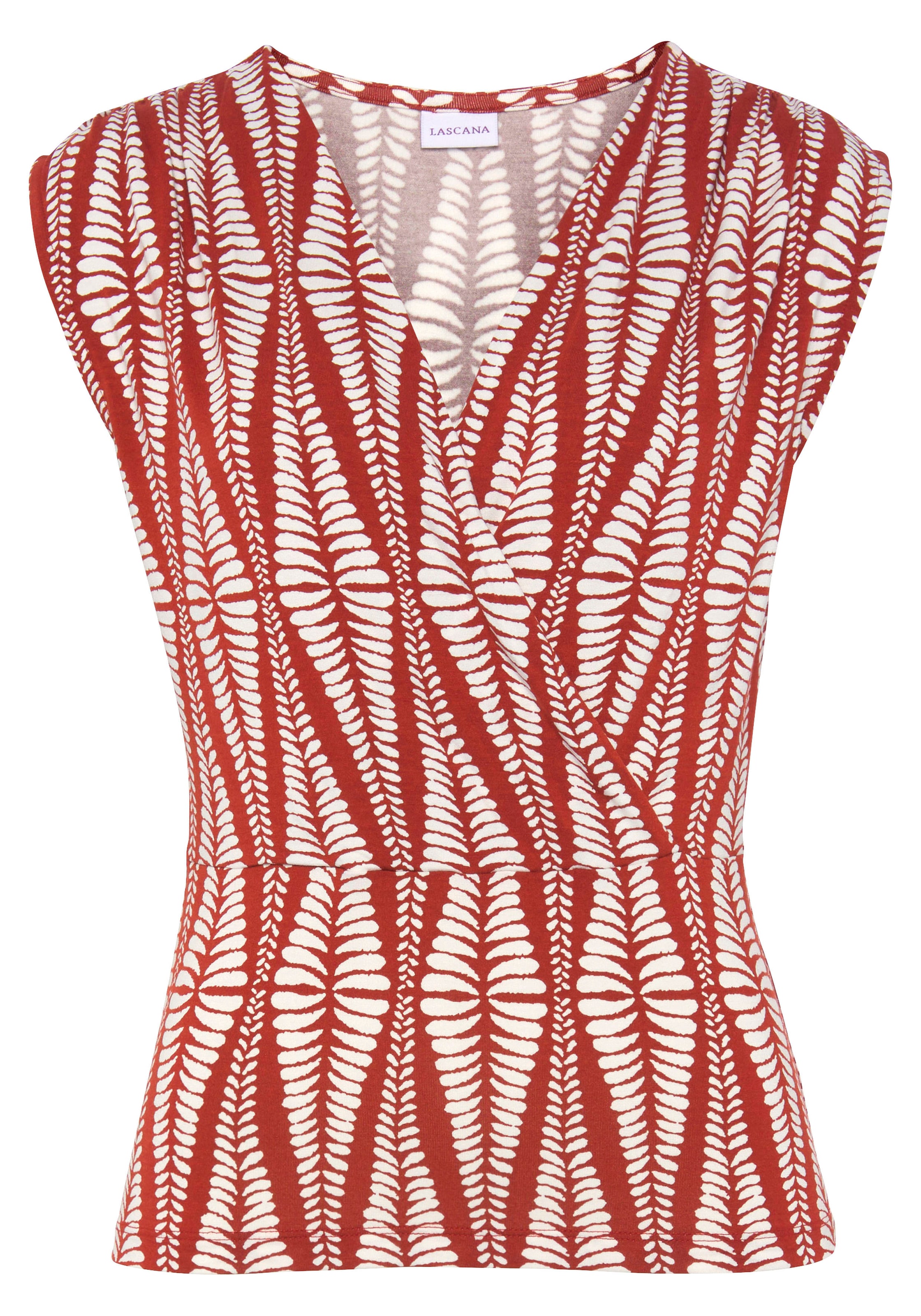 LASCANA Τοπ σε κόκκινο: μπροστά