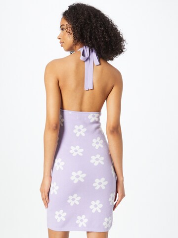 HOLLISTER Knitted dress in Purple