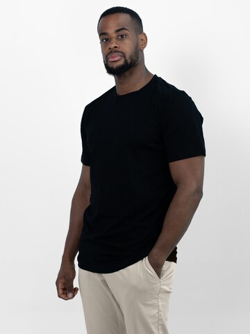 Vercate Shirt 'No. 18' in Schwarz