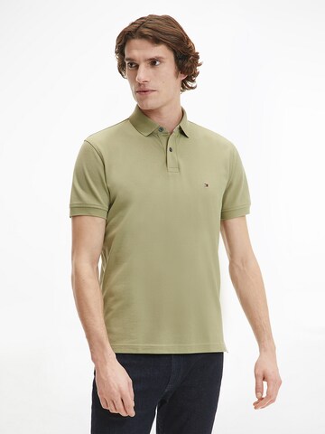TOMMY HILFIGER Shirt 'Core 1985' in Green: front
