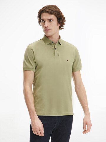 TOMMY HILFIGER Poloshirt 'Core 1985' in Grün: predná strana